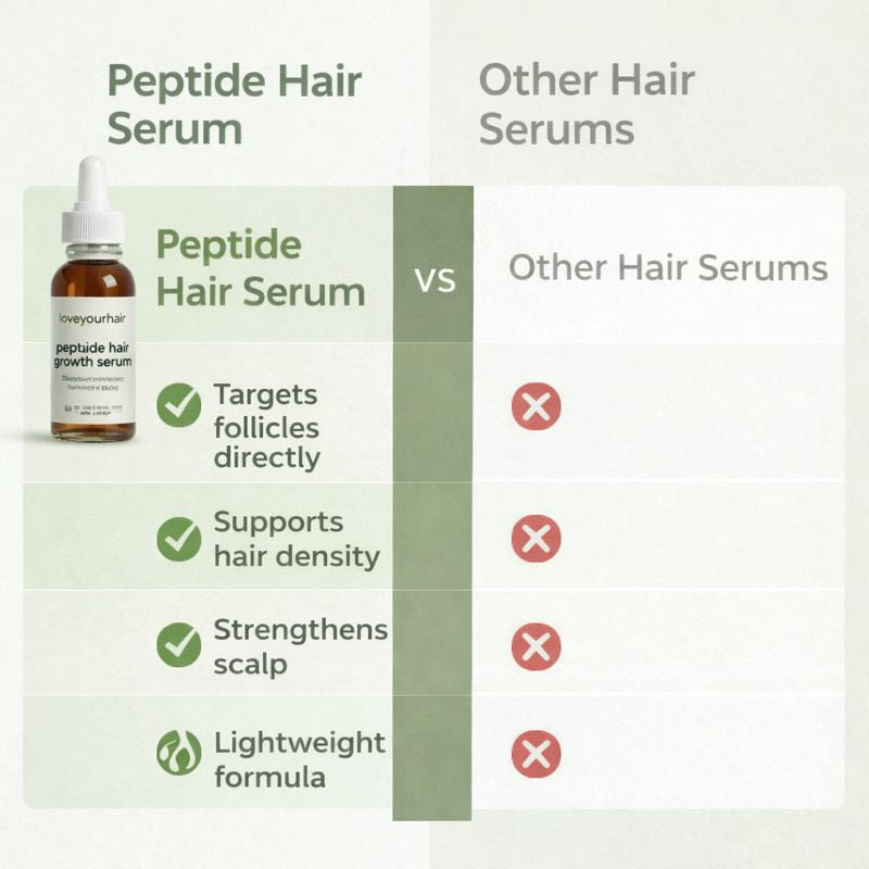 Peptide Hair Serum for Growth, Volume, & Thickness
