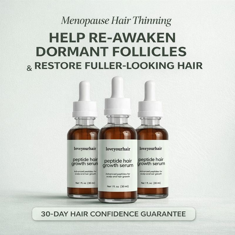 Peptide Hair Serum for Growth, Volume, & Thickness