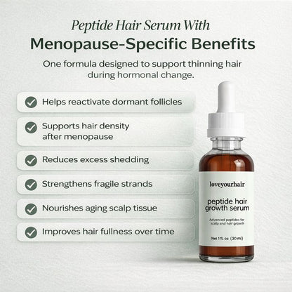 Peptide Hair Serum for Growth, Volume, & Thickness